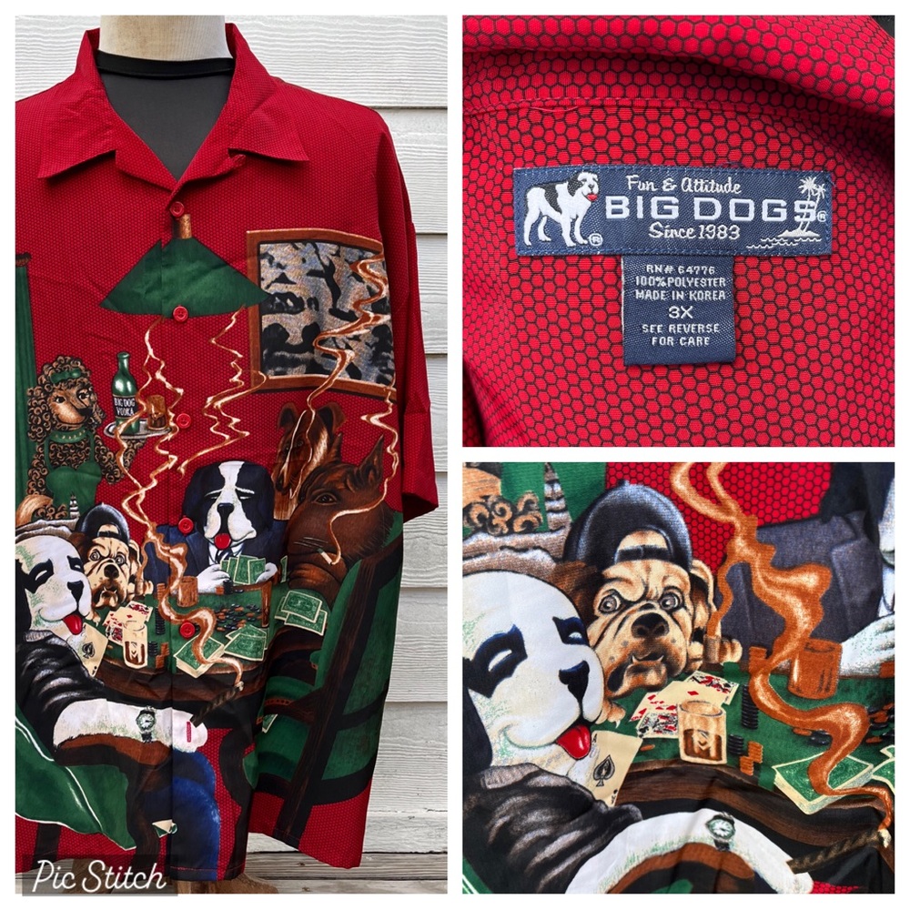 Dogs Playing Poker Shirt—3XL